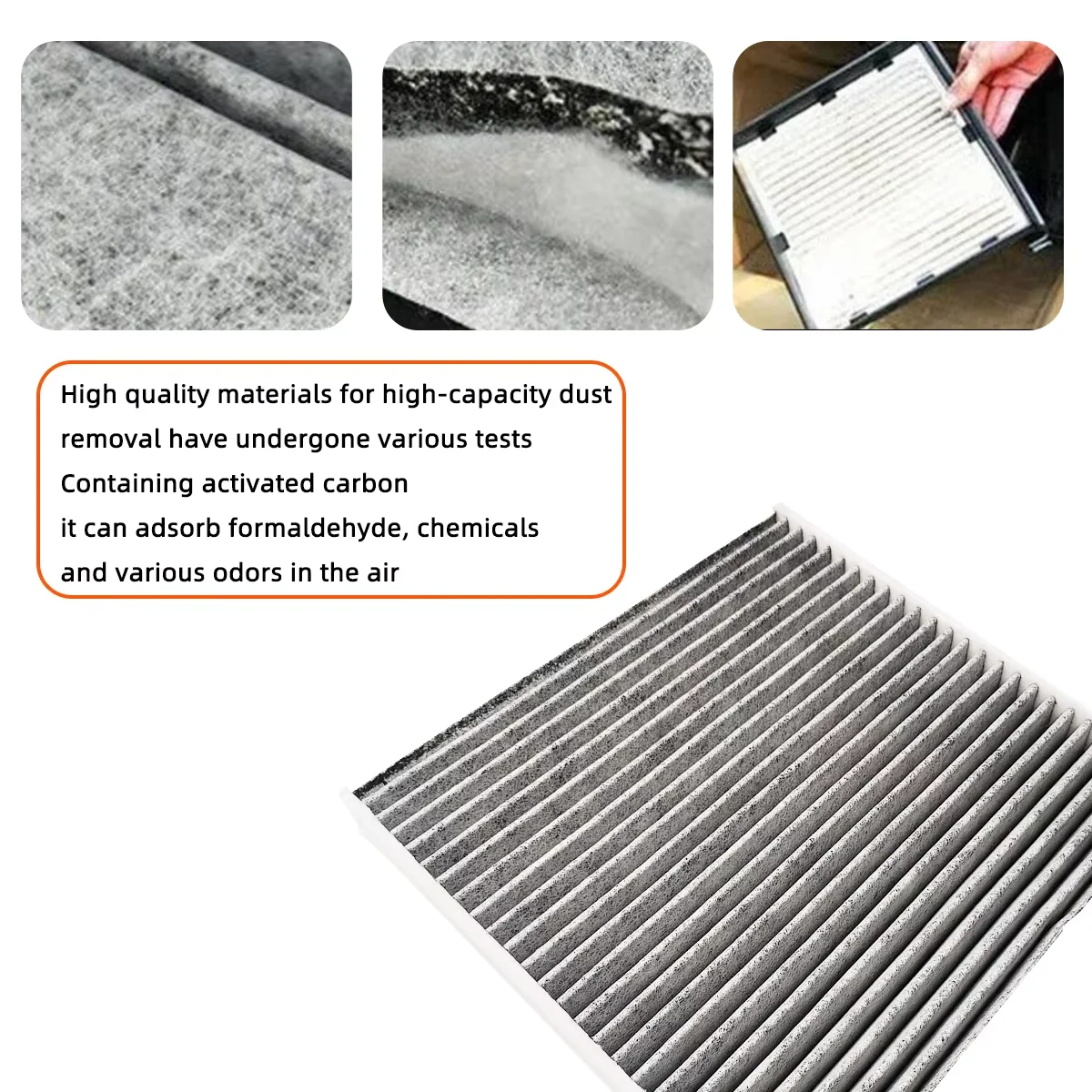 YONGRUN 1/2/5PCS Air Filter Is Suitable For Honda Civic/Acura Mdx Sedan 80292-TBA-A11 CF11182 VCA-1061 CAF1873P C36080 Auto Part