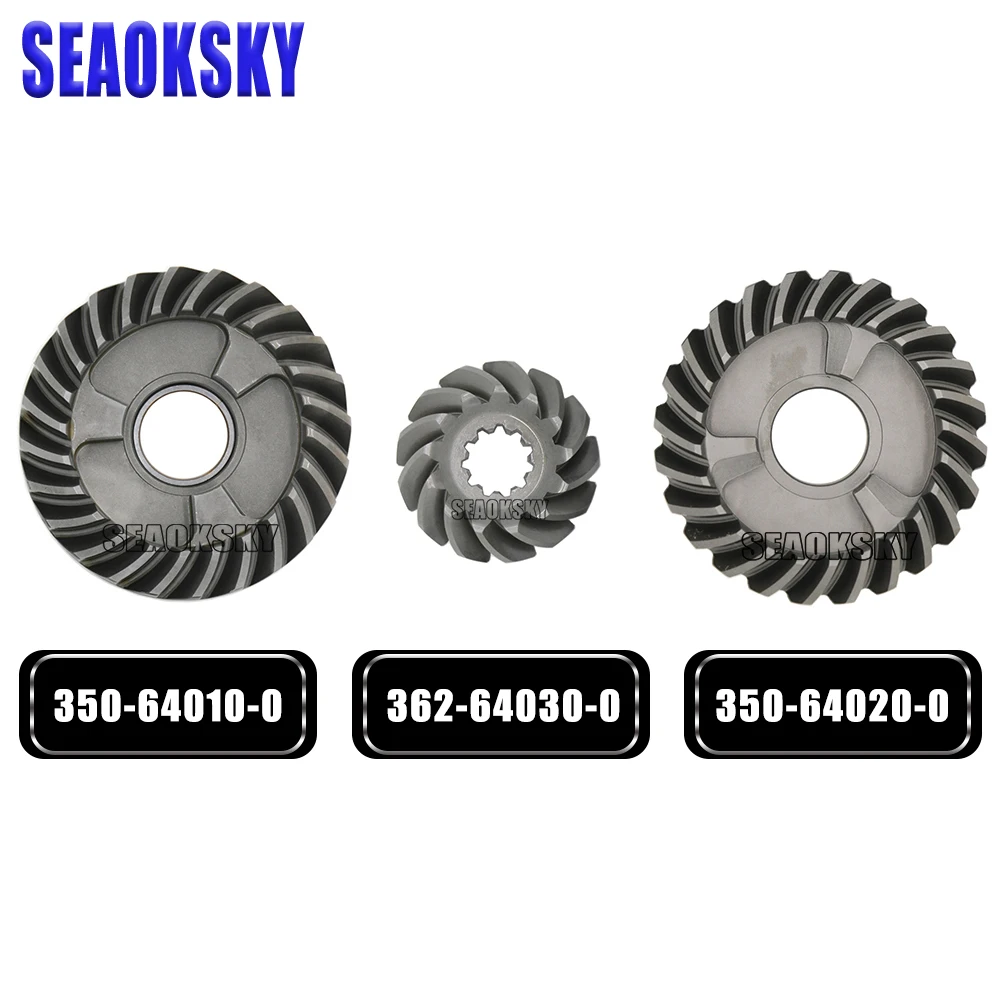 Gear Set for Tohatsu 2 stoke 18HP Boat Engine 350-64010-0 362-64030-0 350-64020-0