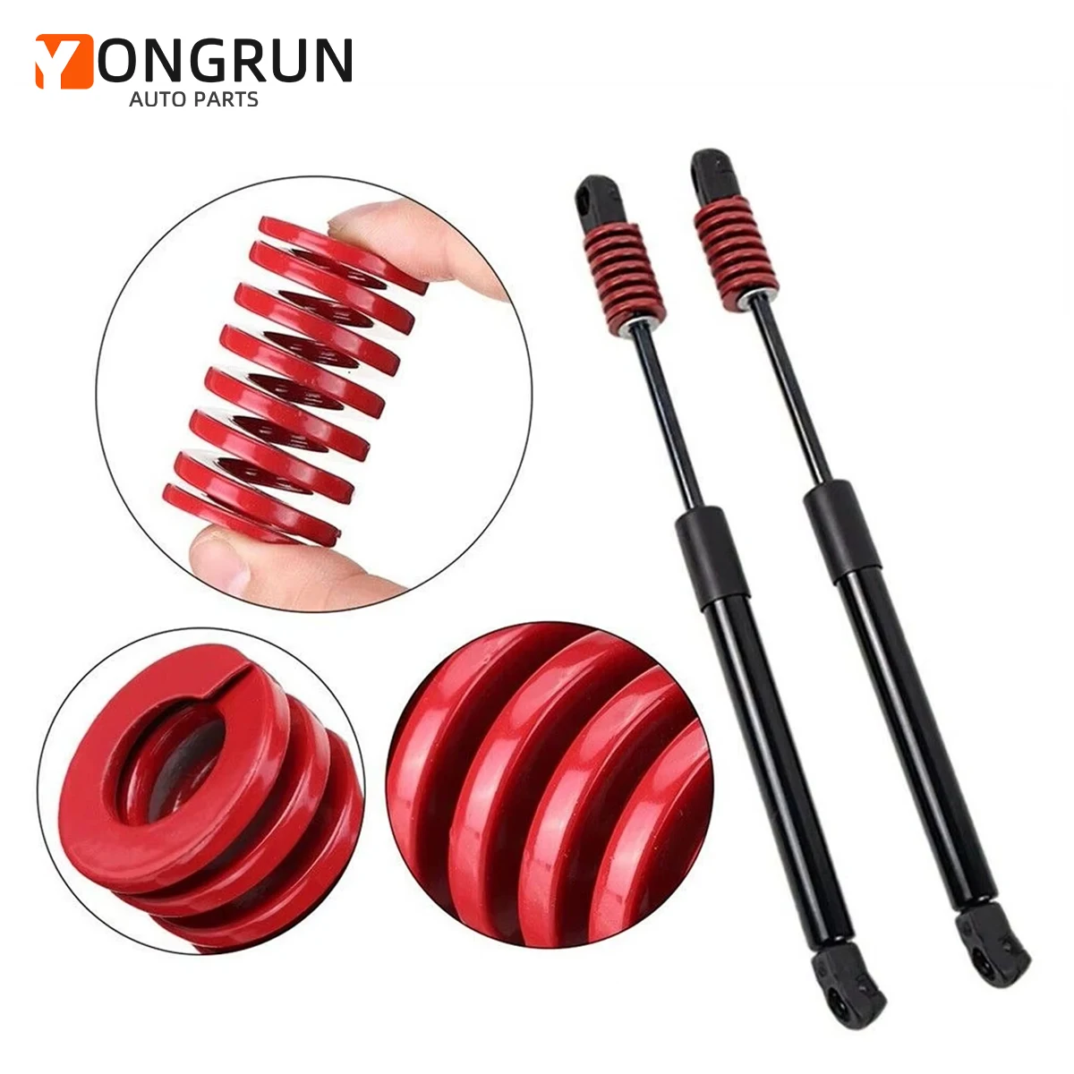 2/4PCS Unterstützung Stange Frühling Hinten Gepäck Heckklappe Unterstützung Stange Form Kompression Frühling Gepäck Heckklappe Unterstützung Stange Automotive