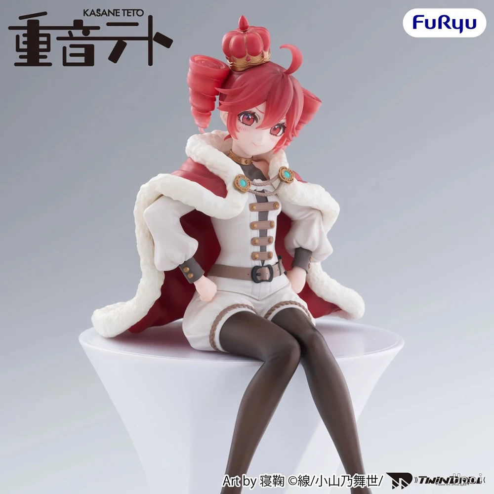 In Stock FuRyu Noodle Stopper Figure Kasane Teto King Ver. 15.5cm Anime Action Figures Desktop Edge Ornament Collectible Gift view 5