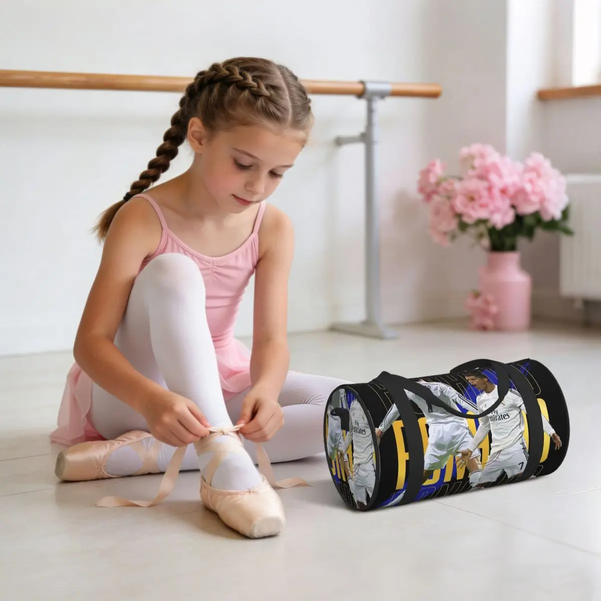 Cristiano Ronaldo Suuiii! Luggage Bag Large Capacity Duffle Tote Bag Handbags Gym Bags Fitness Bag for Boys Girls