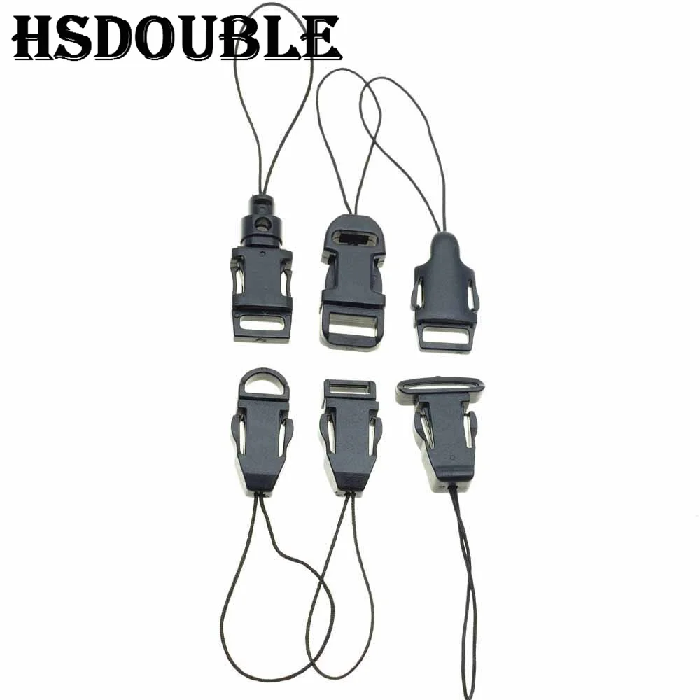 10 Pcs/Pack Detachable Buckle For Lanyard Worker Tag ID Card Holder Lanyard Accessories