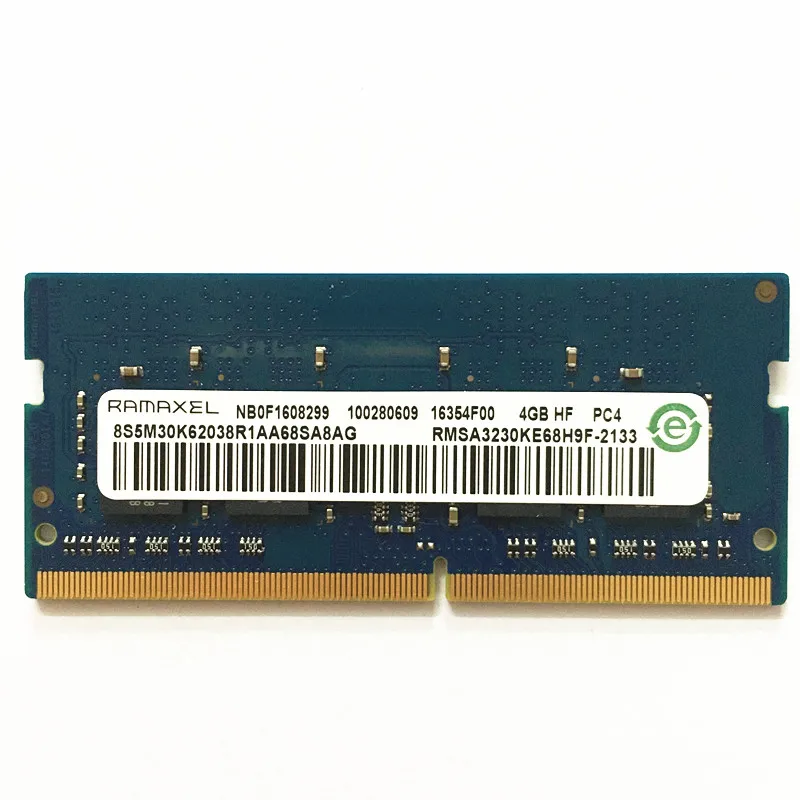 RAMAXEL DDR4 4GB 2133MHZ SODIMM Laptop Memory 1.2V