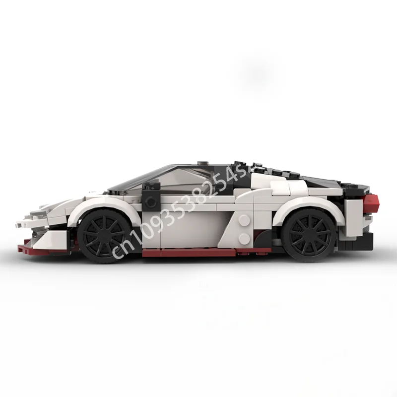 

332 шт. MOC Lamborghinier Temerario City Champions, супер автомобильные строительные блоки, практические модели, коллекционная конструкция