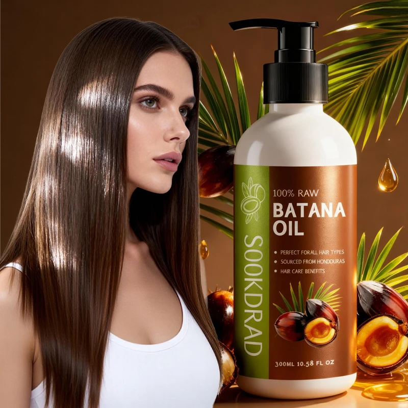 

10.58 fluid ounces of Batana hair oil, suitable for dry and damaged hair, making it healthier and fresher
