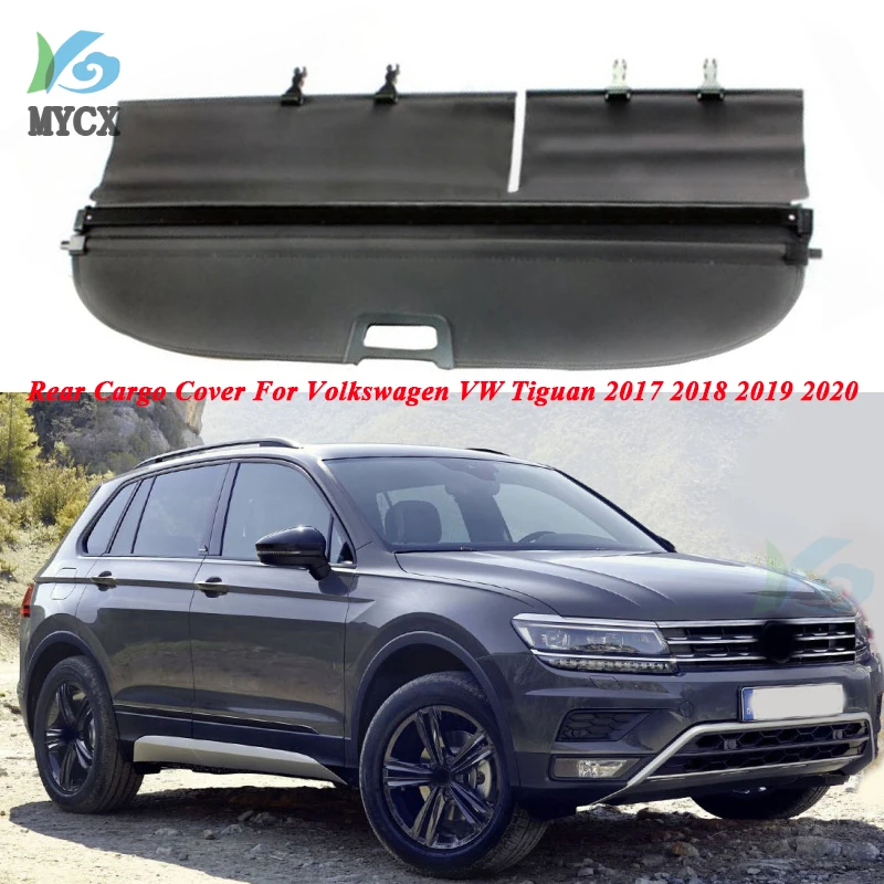 Rear Cargo Cover For Volkswagen VW Tiguan 2009-2016 Privacy Trunk Screen Security Shield Shade Auto Accessories