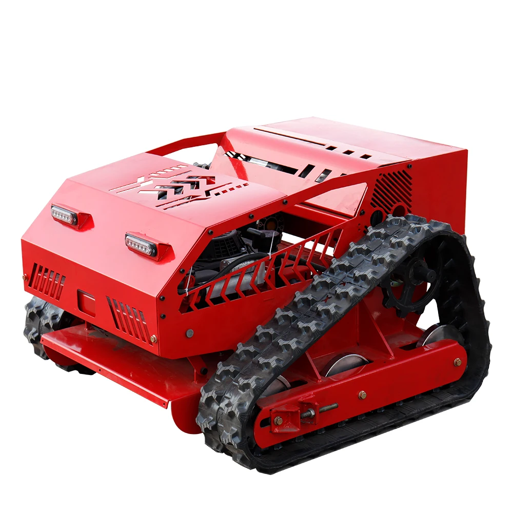 

High Efficiency Home Garden Lawn Mower With Powerful Gasoline Engine & Remote Control Automatic Grass Cutter