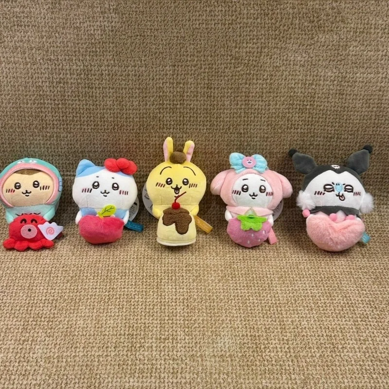 MINISO Chiikawa Hachiware Usagi Kawaii Anime Cartoon Plush Pendant Doll Doll Fashion Trend New Accessories Gifts for Girls Cute