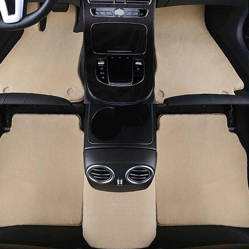 Customizable Sheepskin Sheepskin Car Mats Lambswool Car Floor Mats Lambs Wool Car Mats Manufacturers Used in Rolls-Royce