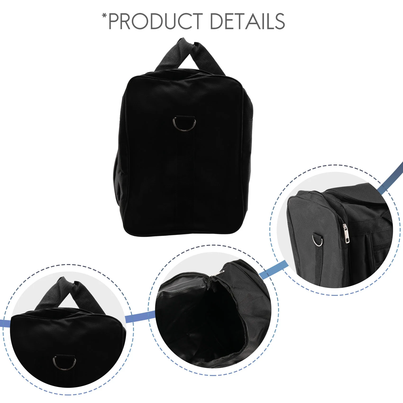 ABQR フィットネスバッグ 男性と女性用 ポータブルスポーツバッグ フィットネス ヨガ 旅行荷物 フィットネストレーニング ショルダーバッグ ブラック