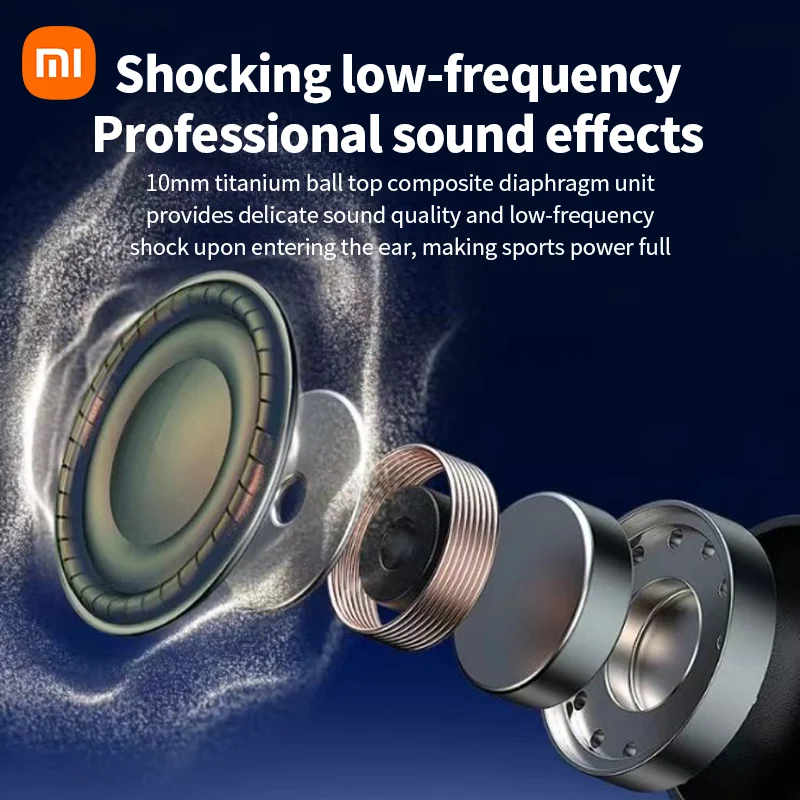 Xiaomi MijiaI BS09 ENC Wireless Earphone Neckband Sport Running In Ear Headphone Bluetooth 5.3 HiFi Stereo Headset