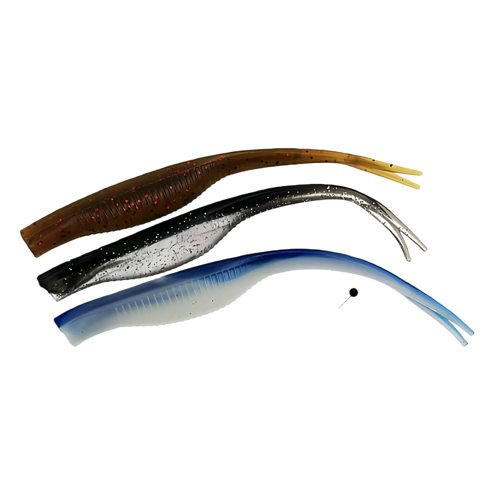 MUKUN 8PCS 13CM 6.8G Jerk Shad Minnow Drop Shot Iscas de Pesca Macias para Bass, Trout, Pike, Walleye, Crappie