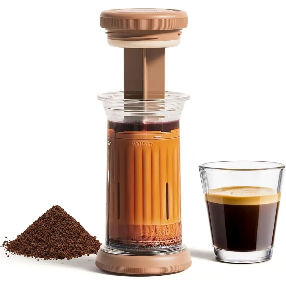 

Универсальный портативный прибор для приготовления кофе D1 с 200 шт. бумаги в комплекте, холодное и горячее пивоварение, родственные кофе в стиле речей, Hikin