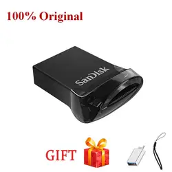 100% SanDisk CZ430 512GB 플래시 드라이브, 미니 USB 펜 드라이브, USB 3.1, 최대 130 MB/S, 32GB, 128GB, 256GB, 64GB