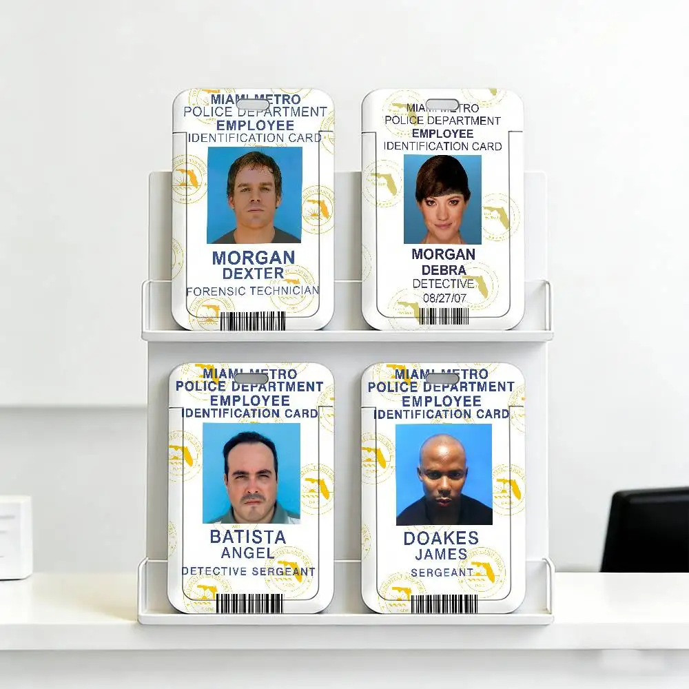 HOT TV D-Dexter Multi-Use Work Lanyard with ID Card, Durable Neck Strap for Employee Badge and Working Permit Card Cover.