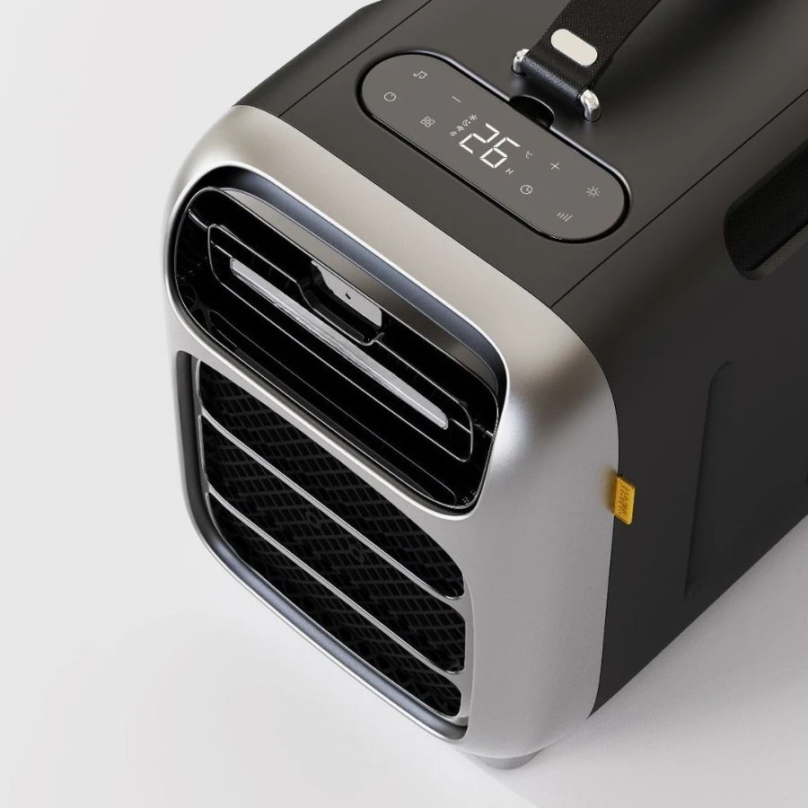 All-in-one Machine Mobile Refrigeration Air Conditioner Car Outdoor Camping Light Sound Mini Portable