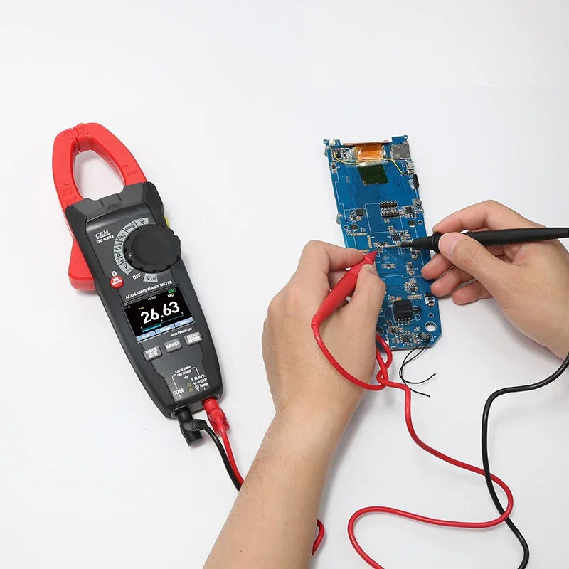 AC/DC Current 1000A True-RMS Clamp Meter With Flexible Current Probe 3000A