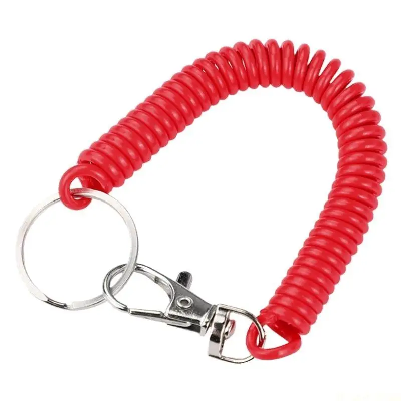 M5TC Retractable Keychains Nickelplate Hook Color Keychains for Backpacks Keyring