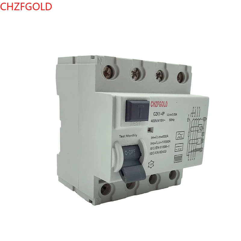 

CHZFGOLD Type B Protection Device RCCB 63A Rated Current 2P VL Type Circuit Breaker residual current