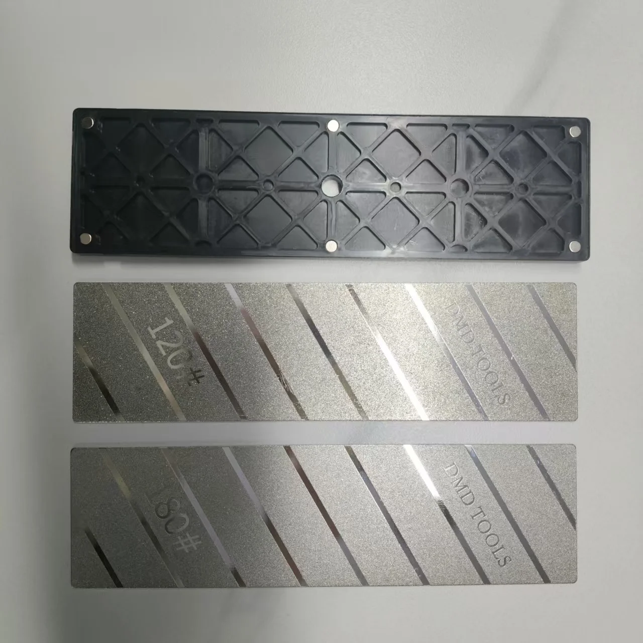 DMD Double-Sided Diamond Sharpener 120# 180# Kitchen Whetstone Sharp Knife Correction Diamond Sharpening Stone Lapping Plate