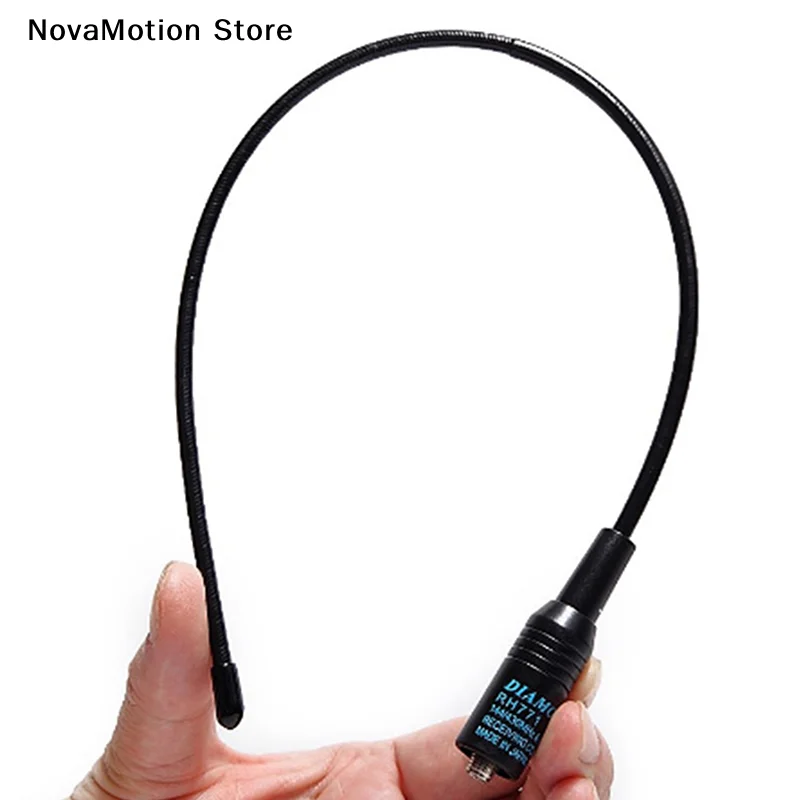 [NM]NA-771 SMA Female SMA-F Dual Wide Band Flexible Antenna VHF/UHF 144/430MHz Two Way Radio UV-5R BF-888S UV-82 Etc[NM]