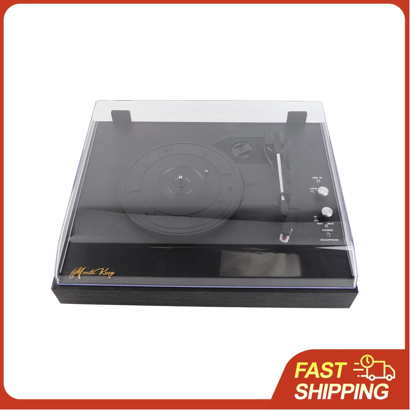 

Проигрыватель виниловых пластинок с встроенными динамиками, винтажный граммофон, 3 скорости, Bluetooth 5.0, AUX-вход, выход 3,5 мм, домашний проигрыватель для пластинок