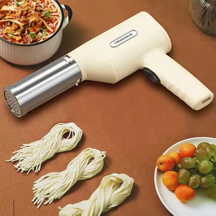 

Hot Handheld Small Portable Noodles Making Machine Fresh Macaroni Home Pasta Rechargeable Noodle Maker Making Machines Extruder