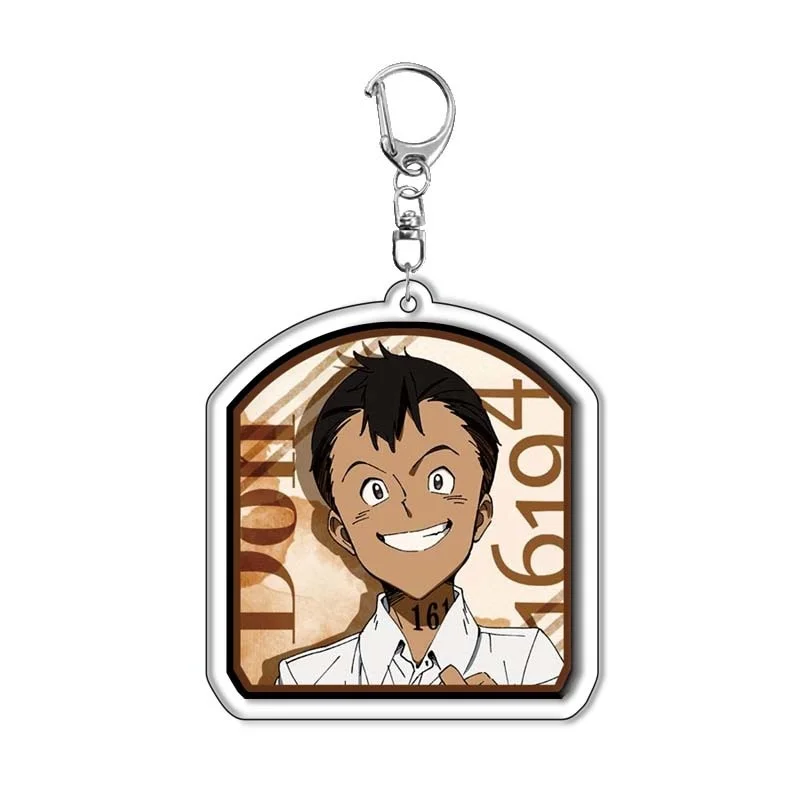 وعد نيفرلاند أنيمي لطيف إيما نورمان راي Tangierda شخصية ظهره قلادة عناصر الزخرفية HD الاكريليك مفتاح chains6CM #2