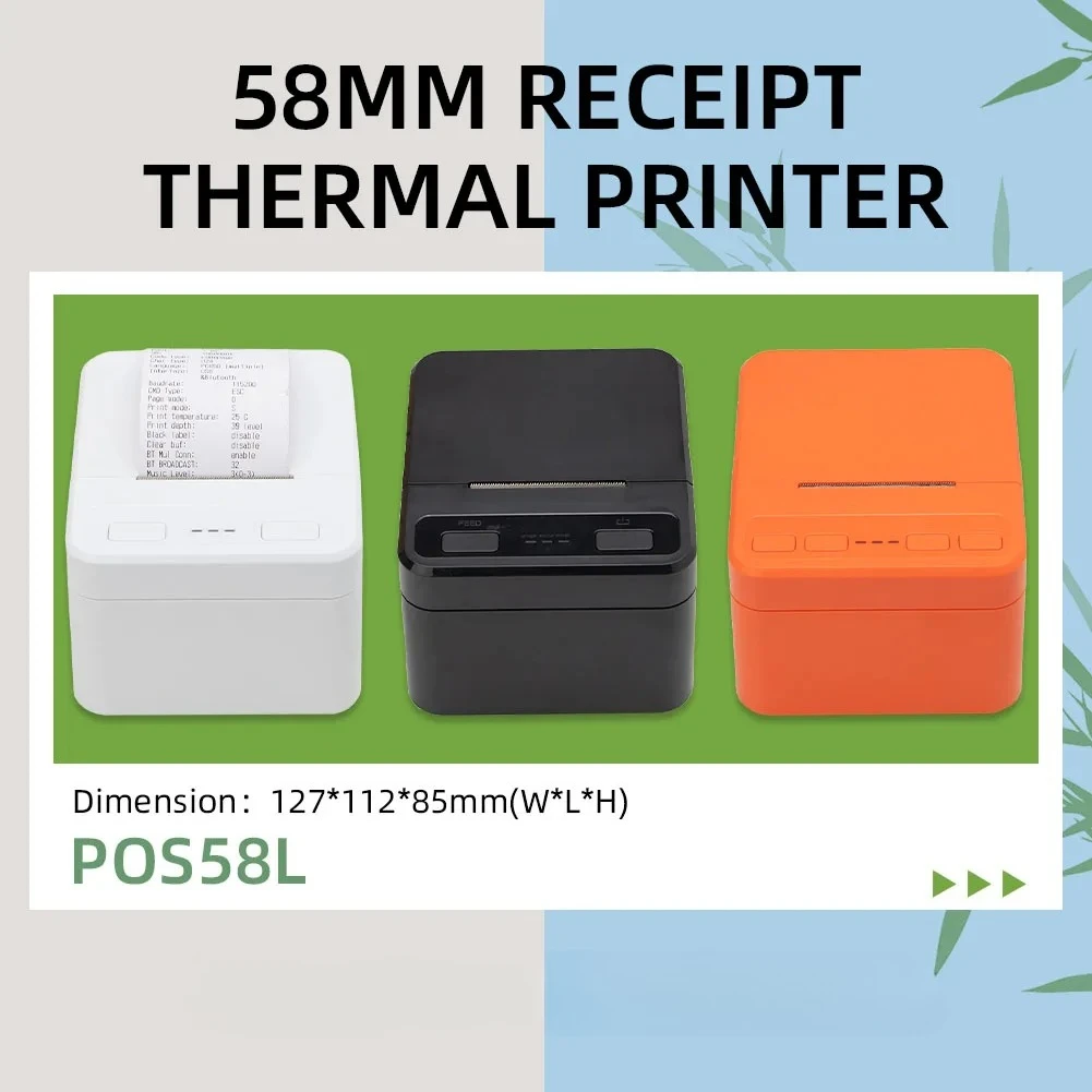 

Ticket Printers Android Barcode Thermal Receipt Printer58mm Mini Desktop Thermal Printer