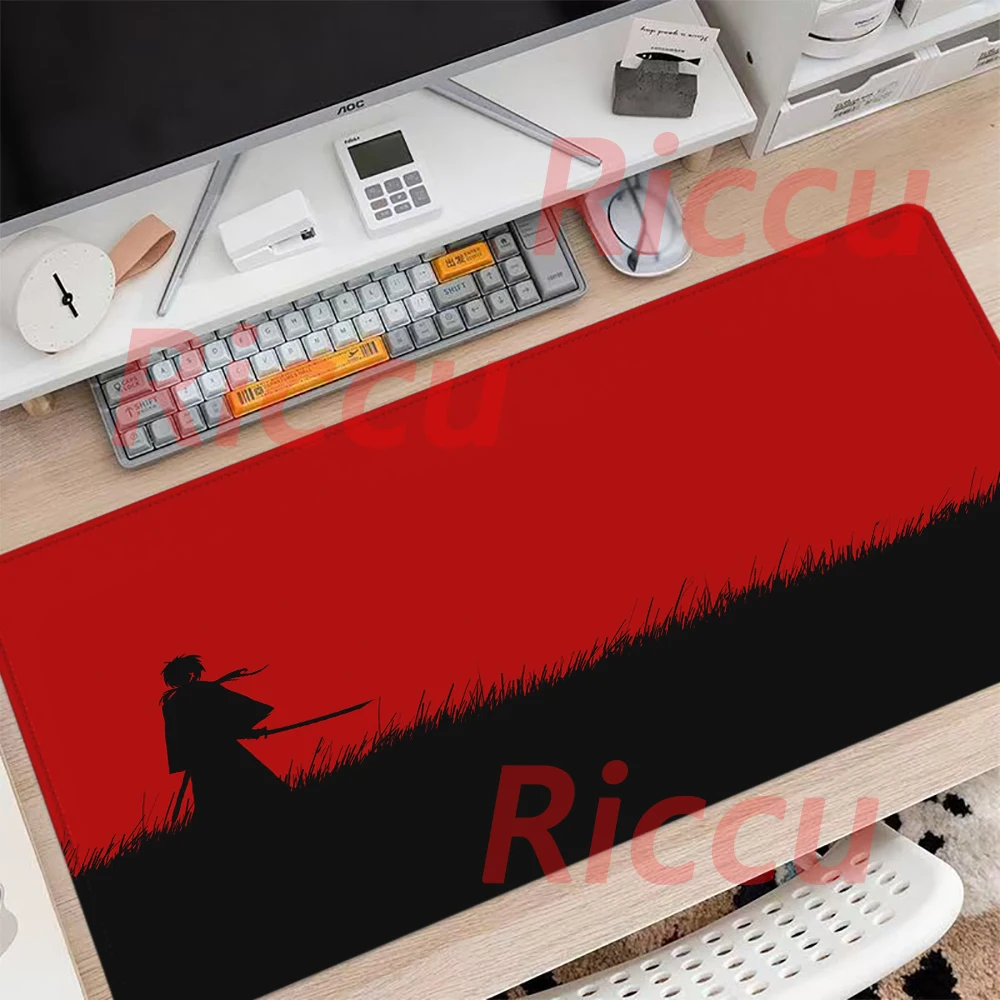 

Best Sellers Himura Kenshin Anime Rubber Gaming Pc Mouse pad Keyboard PC Large size XXL Exquisite lock edg Accessories Mause Pad