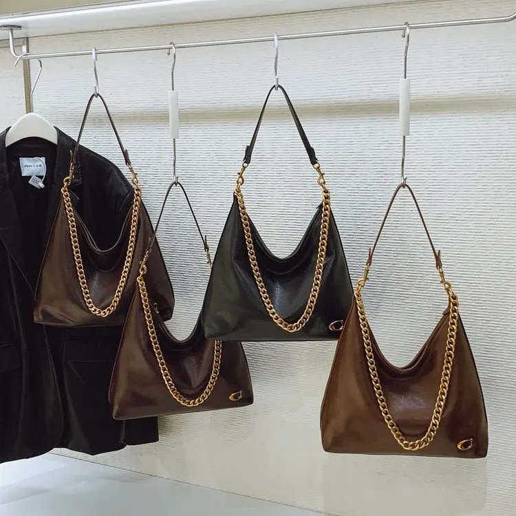 

Classic Elegant Women's Handbag Leather Shoulder Bag From Luxury Brand By Famous Desinger For Ladies Popular