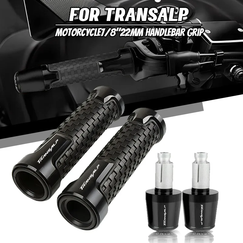Fit For XLV 600 650 700 TRANSALP XL600V XL650V XL700V 22mm Motorcycle Accessories Hand bar HandleBar Grips Handle Grip Ends