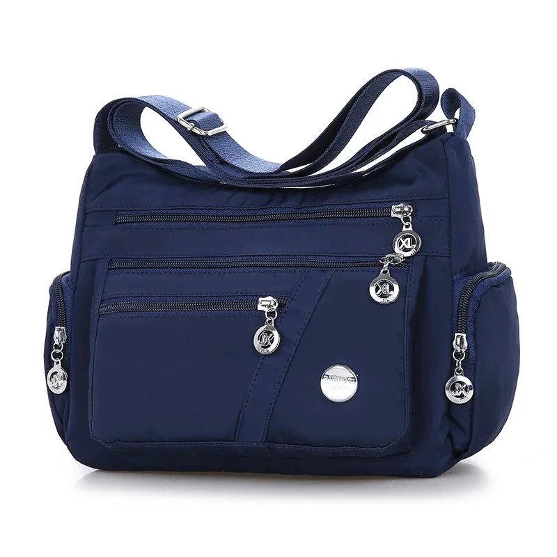 Umhängetasche für Damen, wasserdichte Tragetasche, lässige Nylon-Geldbörse, Handtasche, RFID, leichte Umhängetasche – Detail 20