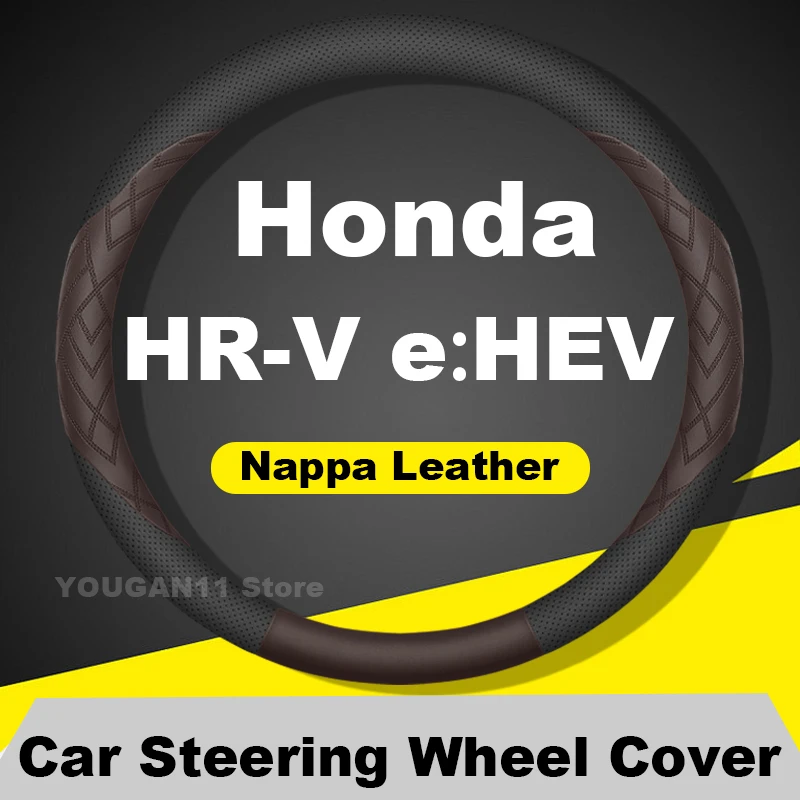 

Car Steering Wheel Cover For Honda HR-V e:HEV CR-V e:HEV Accord ZR-V 2019-2025 Auto Leather Steering Wheel Honda Accessories