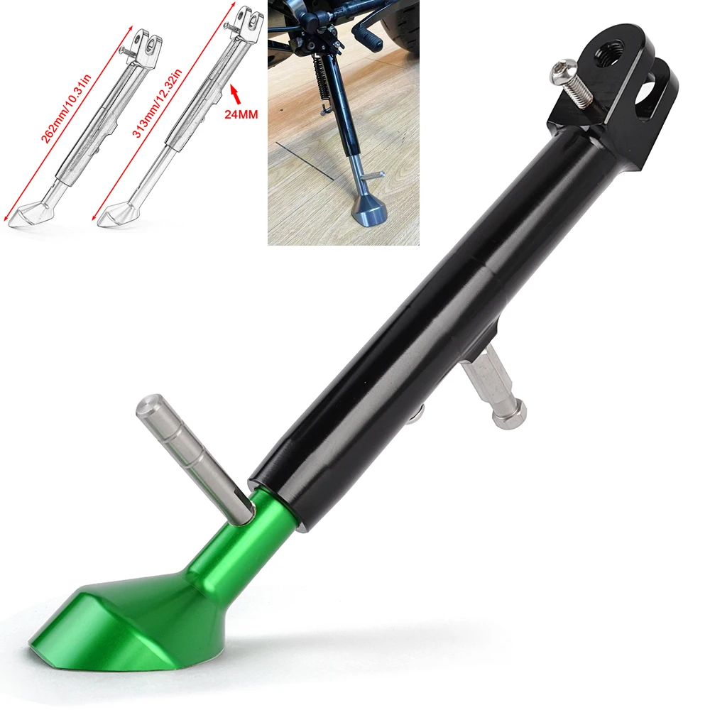 

For Kawasaki ZX-4R ZX-4RR 2024 ZX4R ZX4RR Kickstand Motorcycle Adjustable Foot Side Stand Support Parking Monopod
