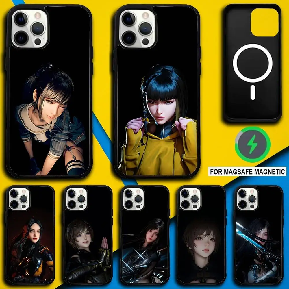 

S-Stellar Game B-Blade Phone Case For iPhone 16,15,14,13,12,11,Pro,Max,Plus,Mini,SE4,E Magnetic Magsafe Wireless Charging