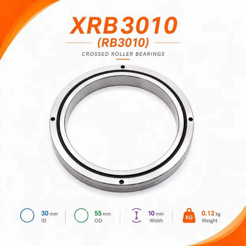 RB3010 30*55*10 mm 0,12 kg Roulement à rouleaux croisés cylindrique à haute rigidité, précision P5, roulement pour bras robotique industriel