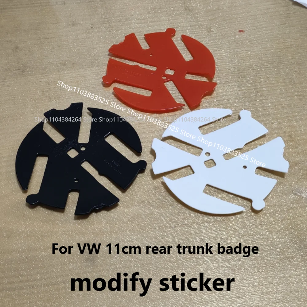 

11cm Rear Trunk Badge Lid Emblem Logo Rear Hatch Lid Sticker for VW Golf 7 7.5 MK7 MK7.5 GTI GTD PASSAT R Rline POLO CC Lamando