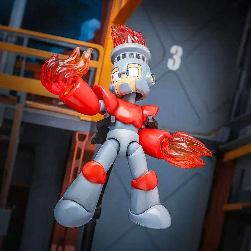 JADA Toys Mega Man 4.5" Action Figure Fire Man Ice Man Window Box JD34222/JD34223/JD34507