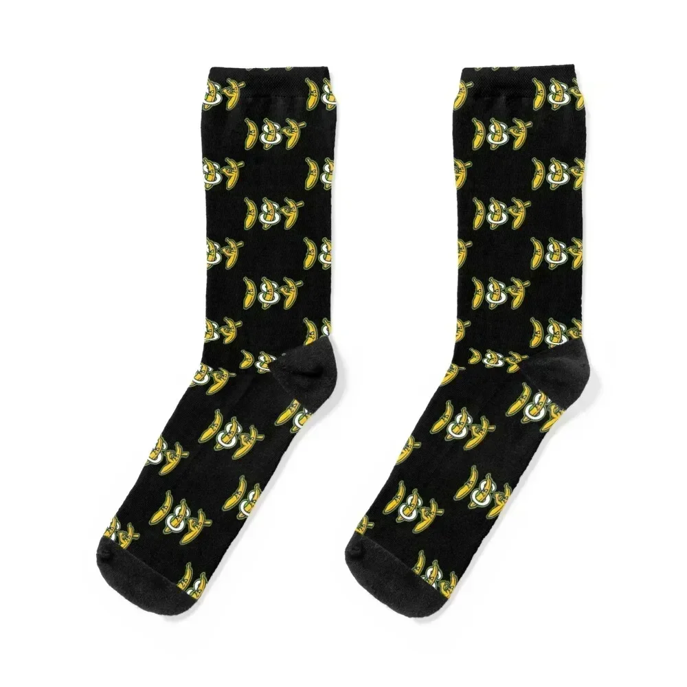 

Triple banana plain Socks Christmas gym winter Climbing Boy Socks Women's gifts crazy hiking Mens Socks Women's