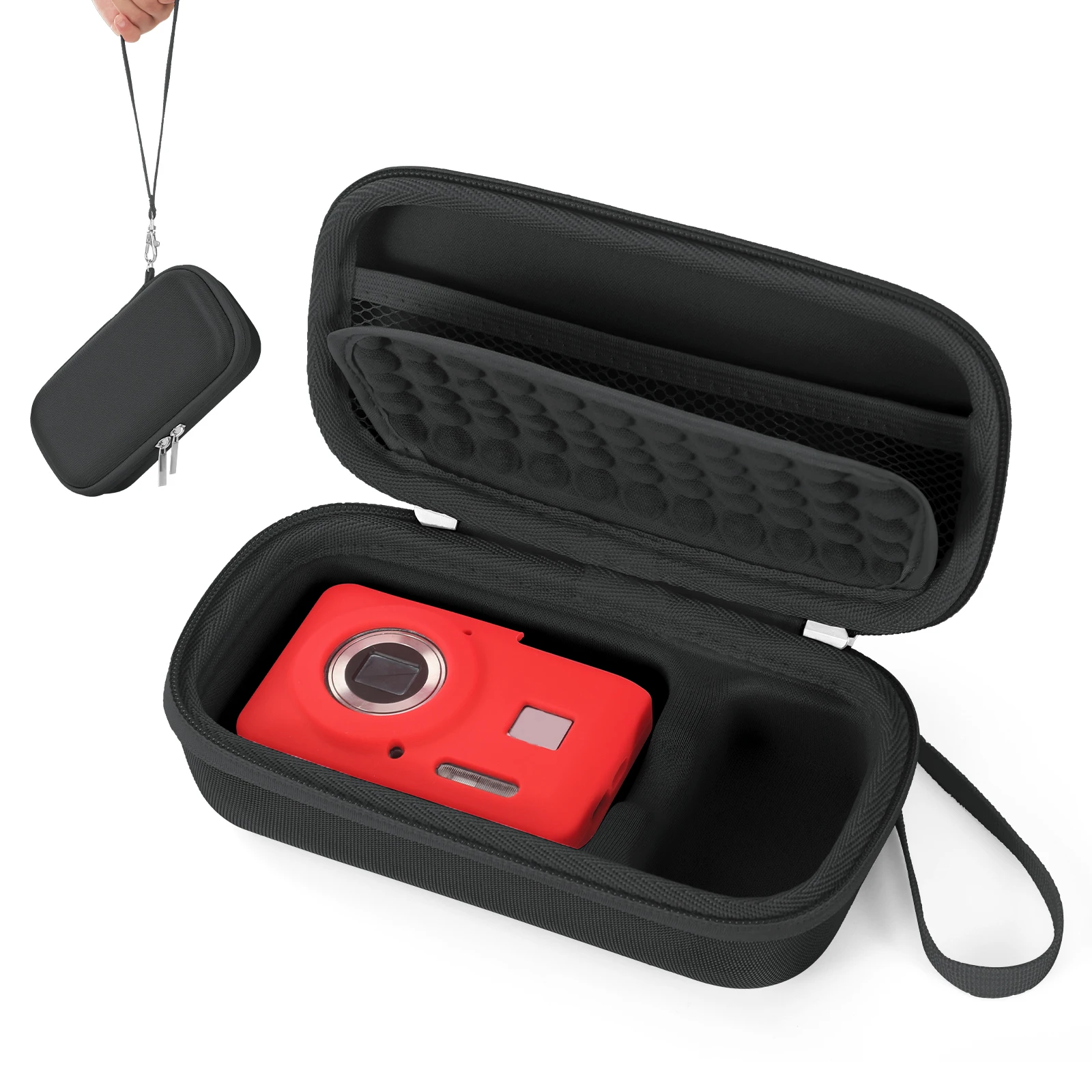 Estuche para cámara digital, estuche rígido de almacenamiento, estuche ligero para transportar la cámara, bolsa pequeña para cámara, compatible con KODAK PIXPRO FZ45/FZ55