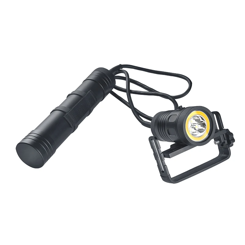 Linterna Led COB IP68, linterna LED para buceo, linterna de bote recargable subacuática, batería recargable de emergencia DC 12V