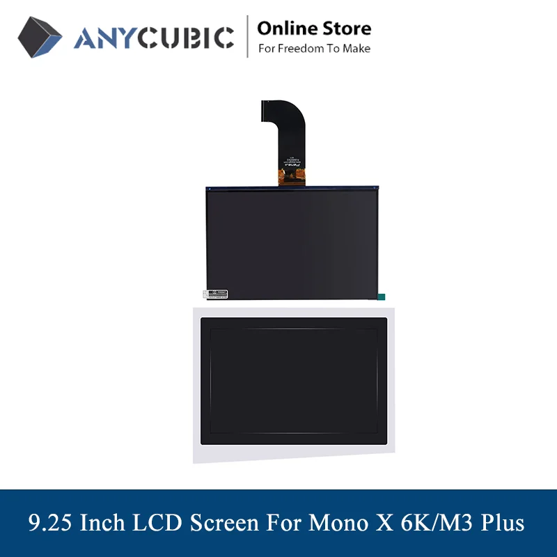 Anycubic 3D Printer Parts 4K Monochrome LCD Screen (PJ) For Photon Mono 4K Mono X 6K M3 Plus M3 Max For Resin LCD 3D Printer