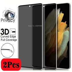 2Pcs Anti-Spy Protective Glass for Samsung Galaxy Note 10 S10 S20 S21 Ultra S22 S23 Plus S8 9 10 PLUS