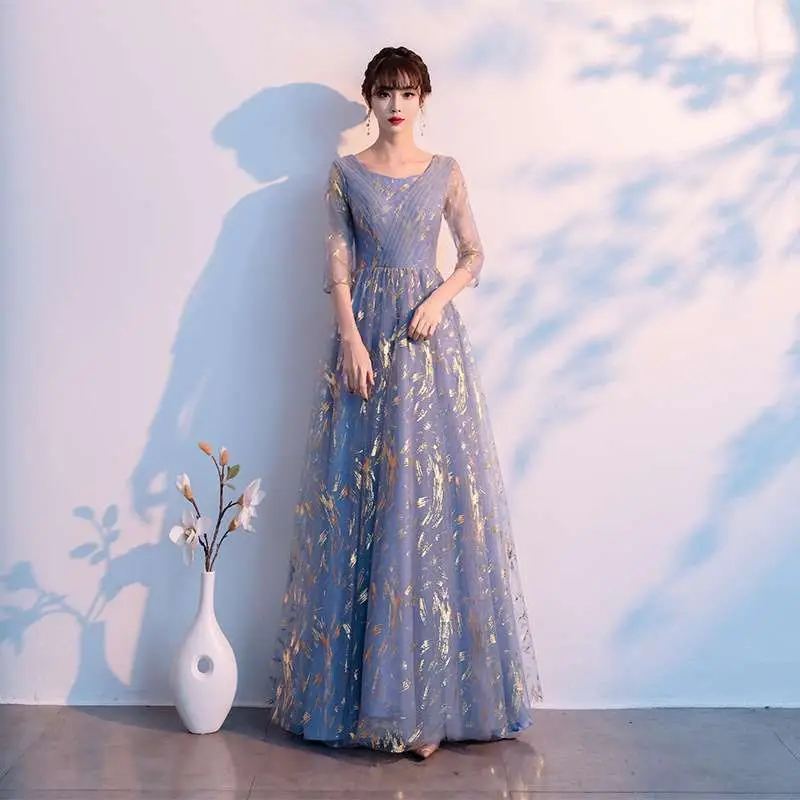 

Новое летнее женское вечернее платье для большого хора для взрослых с высокой талией и полосками Five Sve KTV, другой материал 00%