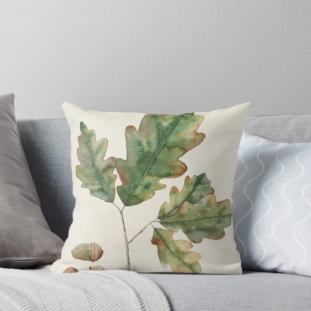 

Oak leaves and acorns Throw Pillow Sofa Cushions Cover Room decorating items Pillow