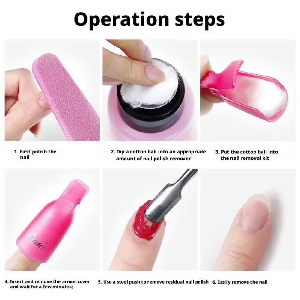 50/100/200pcs Absorbent cotton Ball Nail Polish Remover Cleaning Tool Makeup Cotton Nail Art Alcohol Disinfection Assossories view 5
