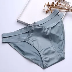 Women Secret Clothes Low Waist Ladies Satin Silky Seamless Panties Knickers Brazilian Underwear Briefs Lingerie Women's Panties