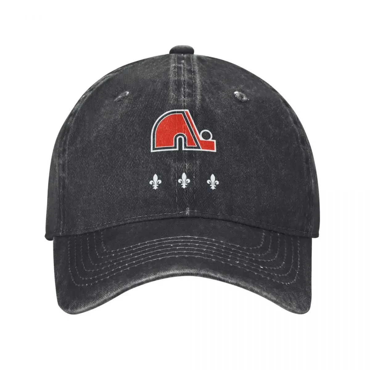 Boné de algodão vintage unisex, Canadá hóquei chapéus, Retro Nordiques, Cowboy Caps