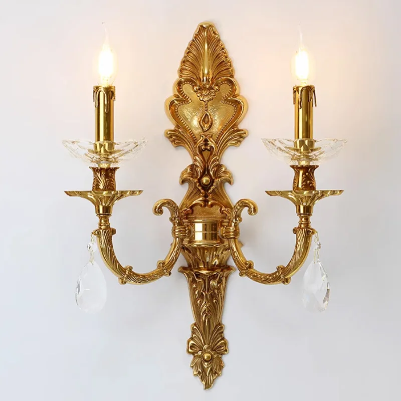 European style living room study bedroom corridor aisle French retro